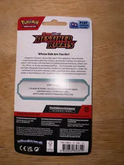Pokemon TCG Scarlet & Violet Destined Rivals Checklane Blister Pack 820650853319 - Image 2
