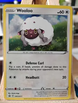 Wooloo - SWSH011 - Black Star Promon Holo W/ Swirl - NM - Pokemon TCG - Image 1