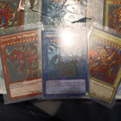 YUGIOH Egyptian God Cards ULTRA RARE 25th Anniversary LC01 Near Mint NM SET FULL - Image 1