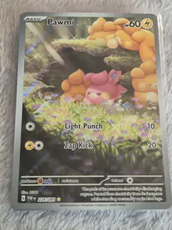 Pawmi Holo Paldean Fates Card 226/091 SV Pokemon TCG - Image 1
