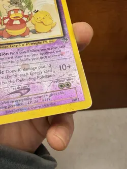 Pokemon TCG Slowking Reverse Holo Card Southern Islands Collection 14/18 - Image 2