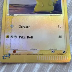 Pokemon Card TCG Pikachu 72/100 Reverse Holo Sandstorm 2003 WOTC NM 🔥🔥🔥 - Image 5