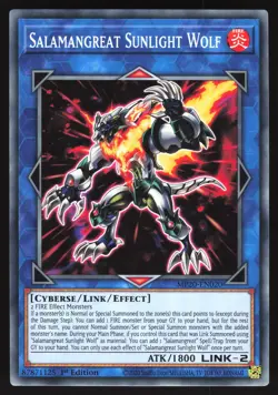 Salamangreat Sunlight Wolf - MP20-EN020 - Common - 1st Edition Yugioh - Image 1