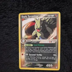 NEARMINT Dark Tyranitar 20/109 EX Team Rocket Returns Non-Holo Rare Pokemon Card - Image 1