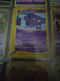 Pokemon TCG Haunter Card 63/144 WOTC Skyridge, Regular Common, EN-MP 2003 - Image 2