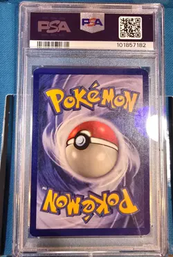 Pokemon Raichu Fossil Holo Rare Unlimited PSA 7 14/62 English Card (1999) - Image 2