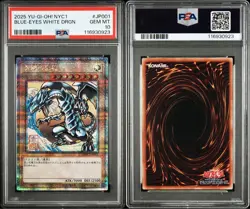 YuGiOh PSA10 Blue Eyes White Dragon Ukiyoe 25th QCC Rare Japan Limited - Image 3