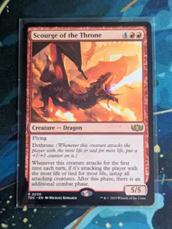 MTG Scourge of the Throne - NM - Commander: Tarkir: Dragonstorm - Image 1