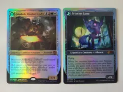 Bundle Nightmare Moon / Princess Luna & Grimlock Dinobot Leader Foil NM ENG MTG - Image 1