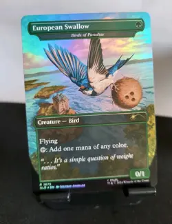 Birds of Paradise As African Swallow Foil Secret L'air NM ENG MTG - Image 2