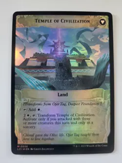 Ojer Taq Deepest Foundation / Temple of Civilization Foil NM English MTG - Image 2
