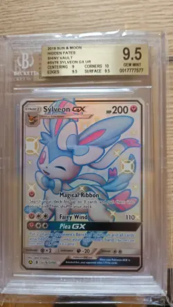 Pokemon Sylveon GX HIF SV76 English Hidden Fates BGS Mint EN - Image 1