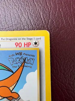Dragonite 5 Black Star Promo Pokemon The First Movie Stamped - Image 3
