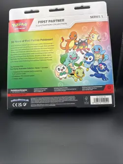 Pokemon TCG First Partner Illustration Collection Series 1 Box SEALED 3 Promos - Image 2