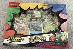 Pokemon TCG: Ascended Heroes First Partners Deluxe Pin Collection Sealed NEW - Image 1