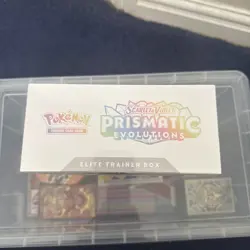 Pokemon TCG Prismatic Evolutions Elite Trainer Box Sealed with small Tear - Image 2