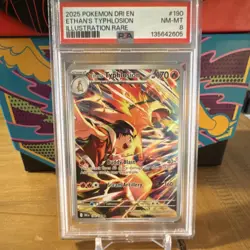 Pokemon Ethan's Typhlosion 190/182 Destined Rivals Holo Illustration Rare PSA 8 - Image 1