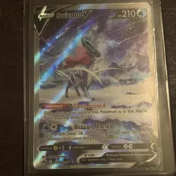 Pokemon Suicune V Crown Zenith Ultra Rare Full Art Holo GG38/GG70 210 HP English - Image 1