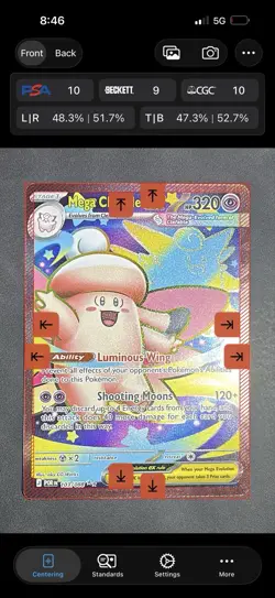 Pokemon Mega Clefable EX 103 English Perfect Order Evolutions 🔥PSA 10 Contender - Image 3