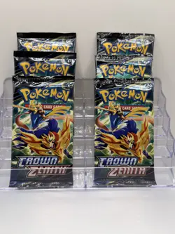 Pokemon TCG Crown Zenith Booster Pack Bundle – 6 SEALED PACKS 🔥 - Image 2