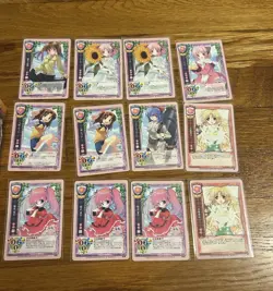 Original Lycee Trading Card Game 55 Cards Lot And deck box - Image 2