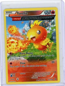 Torchic (Omega) Uncommon Reverse Holo XY - Primal Clash 26/160 LP Pokemon TCG - Image 1