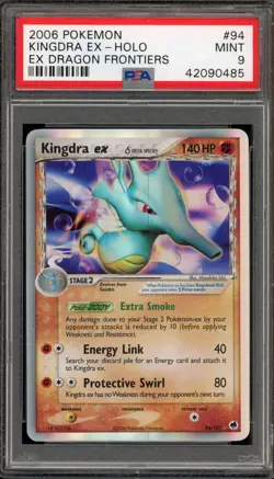 Pokemon Kingdra ex EX Dragon Holo Ultra Rare #92 PSA 9 Mint - Image 1