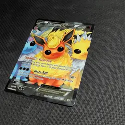 Flareon EX (RC28/RC32) XY Generations Full Art Radiant Collection Pokemon Card! - Image 2