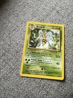 Pokemon TCG Beedrill Base Set, Card 17/102, Regular - Image 1