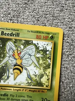 Pokemon TCG Beedrill Base Set, Card 17/102, Regular - Image 4