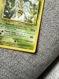 Pokemon TCG Beedrill Base Set, Card 17/102, Regular - Image 5