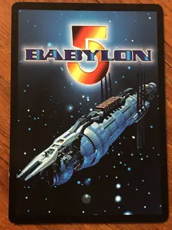 EMPEROR TURHAN BABYLON 5 CCG RARE CARD NEAR MINT NEVER PLAYED PREMIER - Image 2
