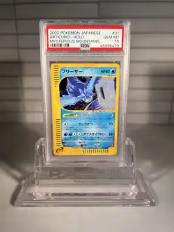 Pokemon PSA 10 Articuno Holo Mysterious Mountains Unlimited Japanese Card - Image 4