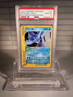 Pokemon PSA 10 Articuno Holo Mysterious Mountains Unlimited Japanese Card - Image 5