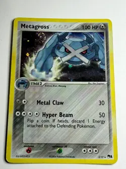 Metagross 2/17 Holo Rare POP Series 1 (LARGE SWIRL) Pokemon Card - MP - Image 1