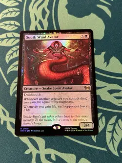 South Wind Avatar Foil Teenage Mutant Ninja Turtles TMNT TMT MTG Magic - Image 1
