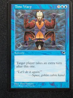 Time Warp - Tempest - NM - MTG - Magic the Gathering - Blue - Sorcery - Image 1