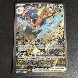 Pokemon Greninja ex SVP 132 Shrouded Fable Full Art Promo NM - Image 1