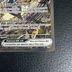 Pokemon Greninja ex SVP 132 Shrouded Fable Full Art Promo NM - Image 4