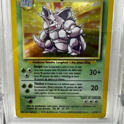 1999 Pokemon SPANISH Base Set Holo Nidoking 11/102 - PSA 9 MINT *POP 22* - Image 3