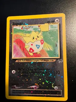 Pokemon TCG Togepi Reverse Holo Southern Islands 4/18 - Image 1