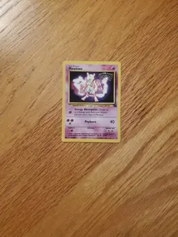 Mewtwo 3 Black Star Movie Promo Stamped Vintage Pokemon Card WOTC TCG English - Image 1