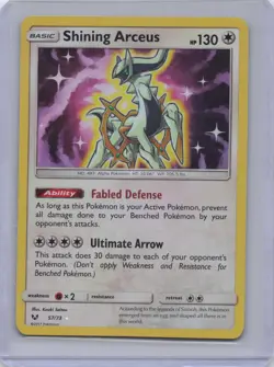 Shining Arceus 57/73 Rare Shining Shining Legends Pokemon Near Mint - Image 1