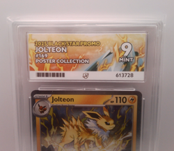 Jolteon Black Star Promo COSMOS Holo 169 Mint Ace Grading 9 Pokemon Slab - Image 2