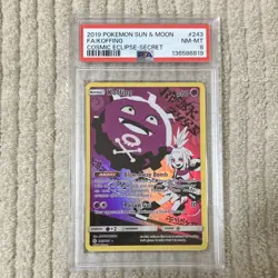 Pokemon Cosmic Eclipse Secret Rare Koffing #243/236 Holo 2019 English TCG - Image 1