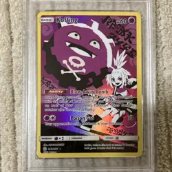 Pokemon Cosmic Eclipse Secret Rare Koffing #243/236 Holo 2019 English TCG - Image 3