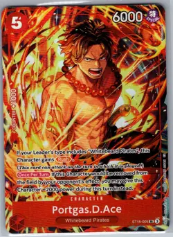 Portgas.D.Ace (Illustration Box Vol.5) ST15-005 English One Piece Promo - NM - Image 1