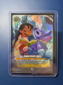 Disney Lorcana Winterspell - Ohana Means Family (224/204) - Enchanted - Image 1