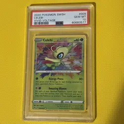 Pokemon Vivid Voltage Celebi 009/185 Amazing Rare PSA 10 Gem Mint - Image 2