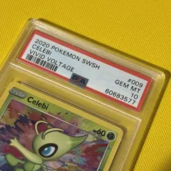 Pokemon Vivid Voltage Celebi 009/185 Amazing Rare PSA 10 Gem Mint - Image 3
